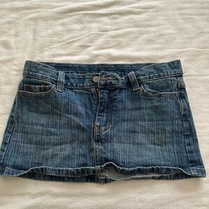 John galt denim mini skirt